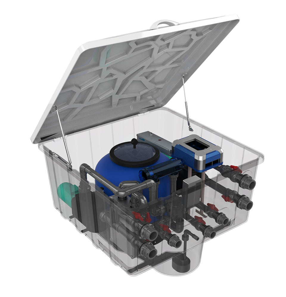 泳池一体化体化过滤设备 泳池一体化体化过滤设备